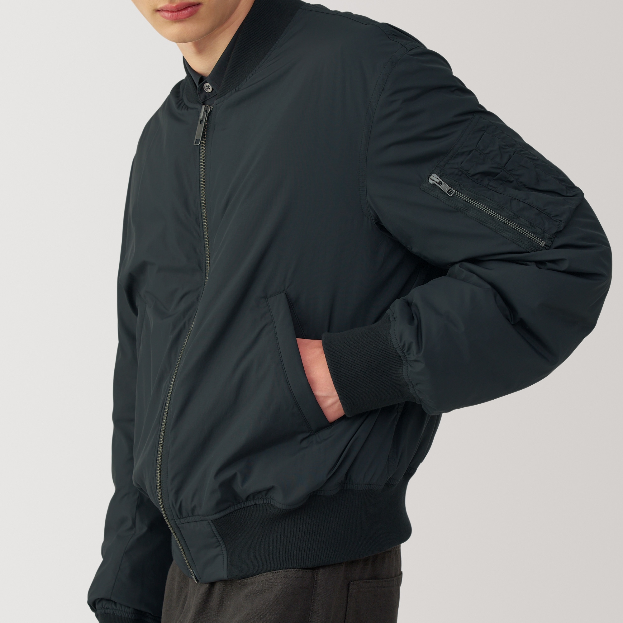 【新品】MUJI LABO 無印良品 MA-1ダウンブルゾン Mサイズ 紳士 MA－1ダウンブルゾン | 無印良品