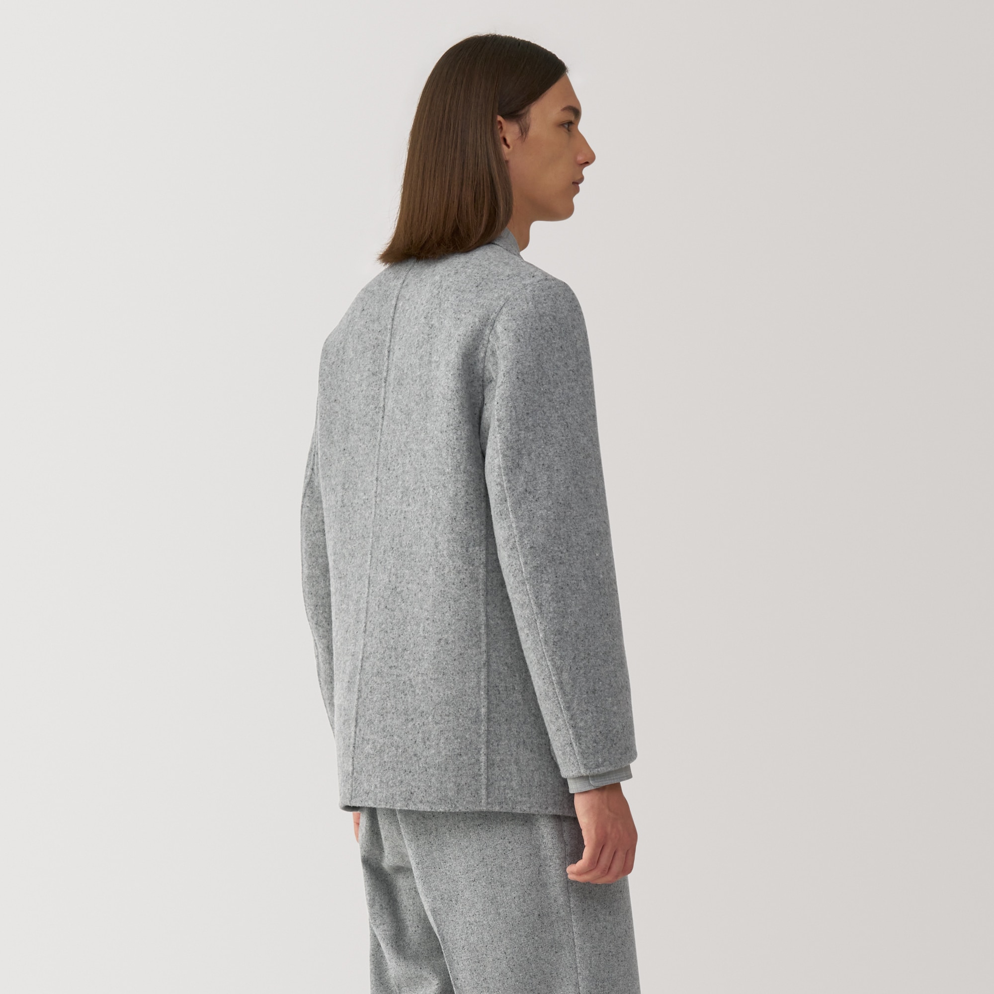 紳士　カシミヤ混ジャケット