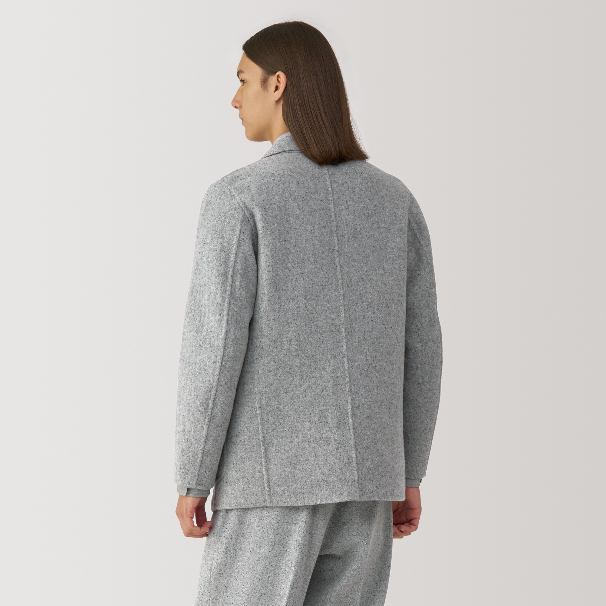 紳士　カシミヤ混ジャケット