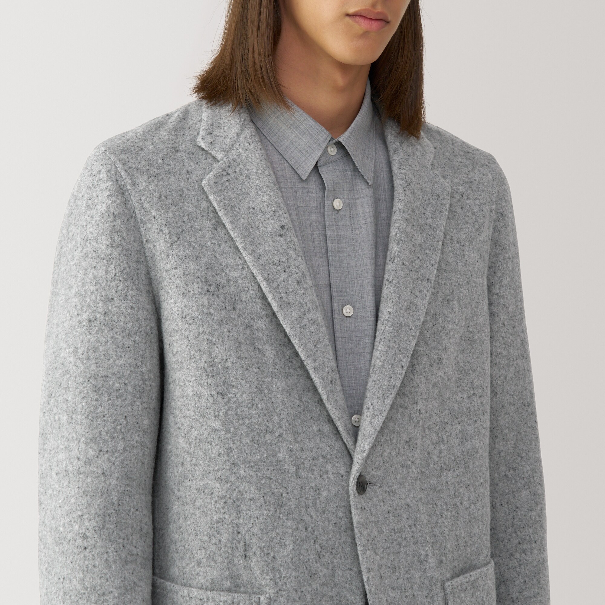 紳士　カシミヤ混ジャケット