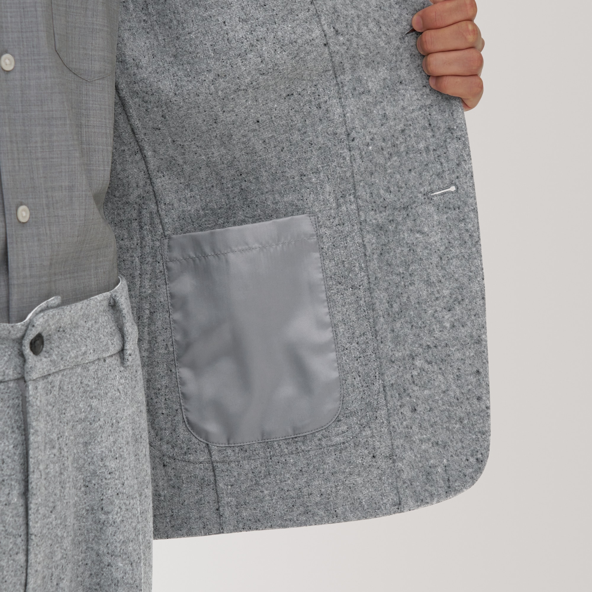 紳士　カシミヤ混ジャケット