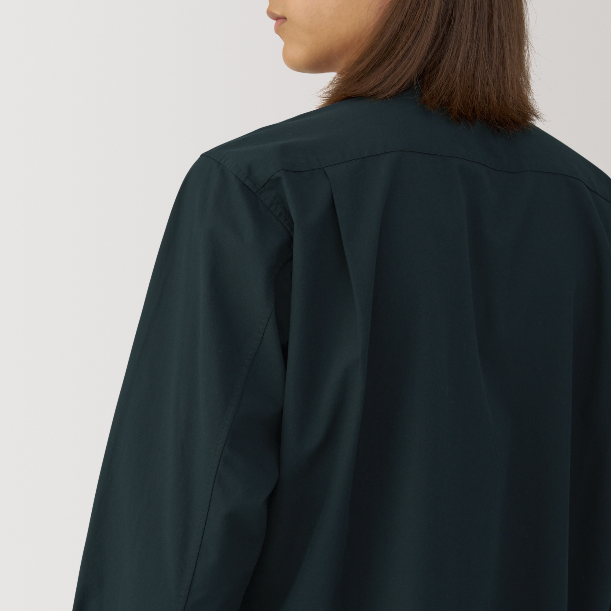 紳士　ポプリンレギュラーカラーシャツ