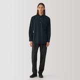 紳士　ポプリンレギュラーカラーシャツ