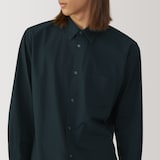 紳士　ポプリンレギュラーカラーシャツ