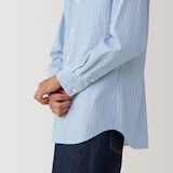 紳士　ポプリンレギュラーカラーシャツ