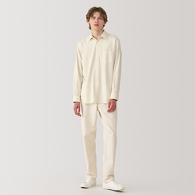 紳士　起毛ツイルレギュラーカラーシャツ