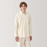 紳士　起毛ツイルレギュラーカラーシャツ