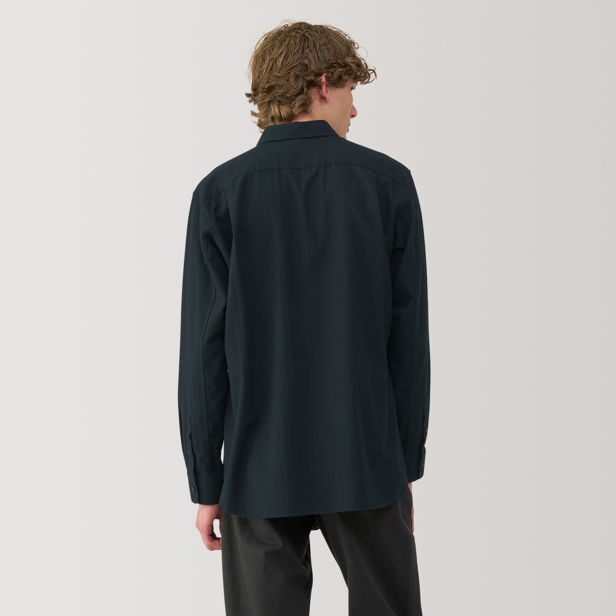 紳士　起毛ツイルレギュラーカラーシャツ