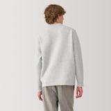 紳士　縮絨ウールモックネックセーター