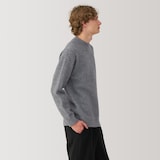 紳士　縮絨ウールモックネックセーター