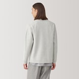 紳士　縮絨ウールＶネックカーディガン