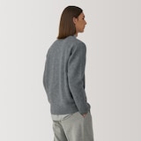 紳士　縮絨ウールＶネックカーディガン