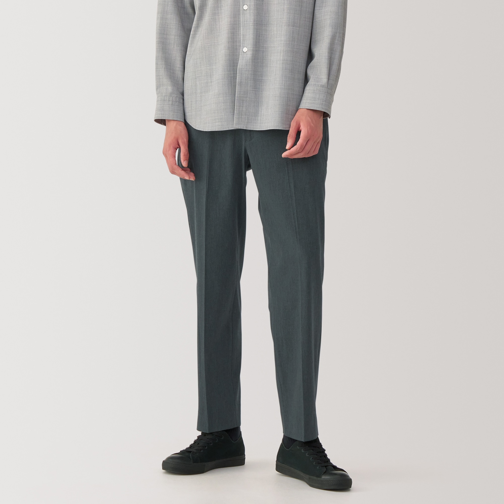 紳士　ストレッチストレートパンツ