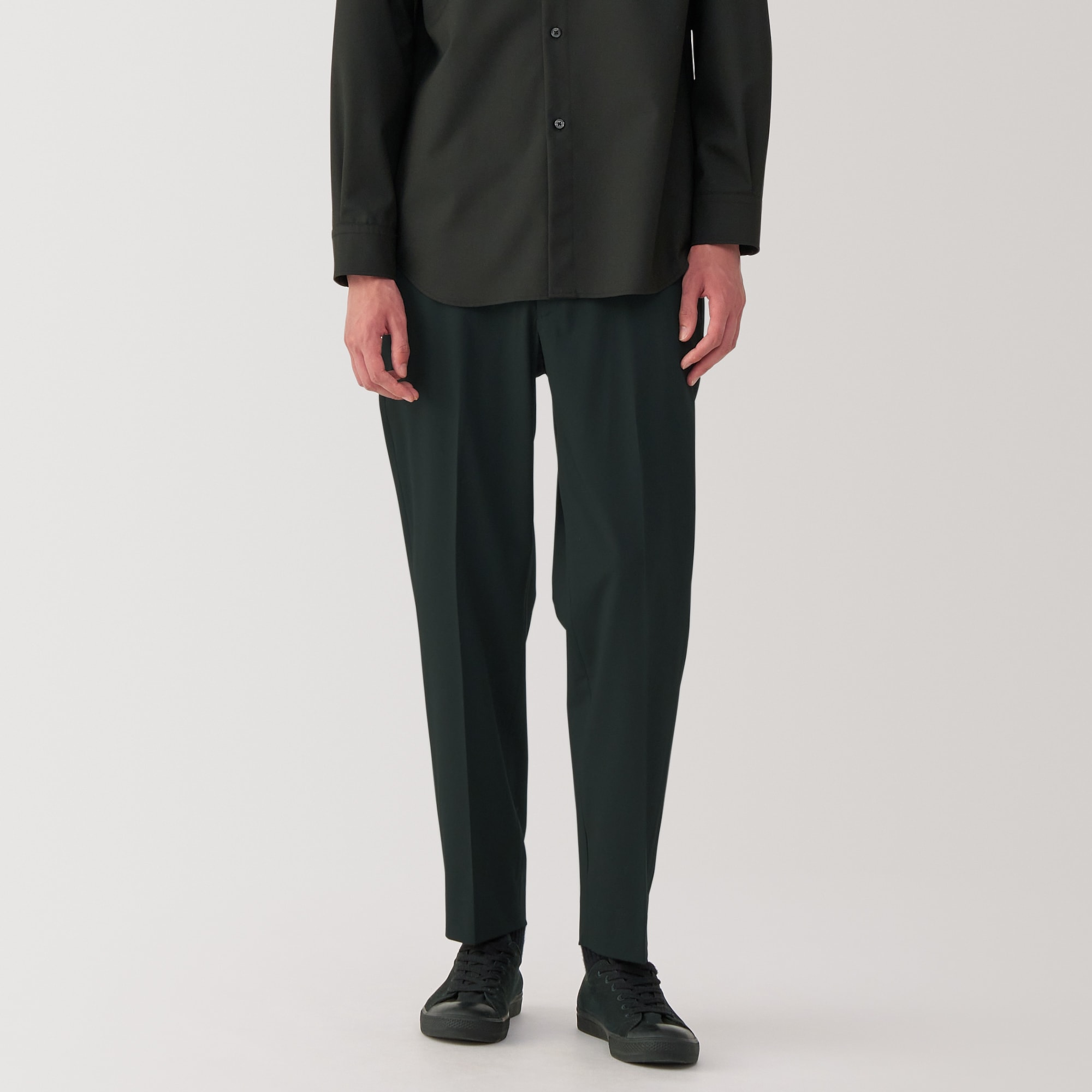 紳士　ストレッチストレートパンツ