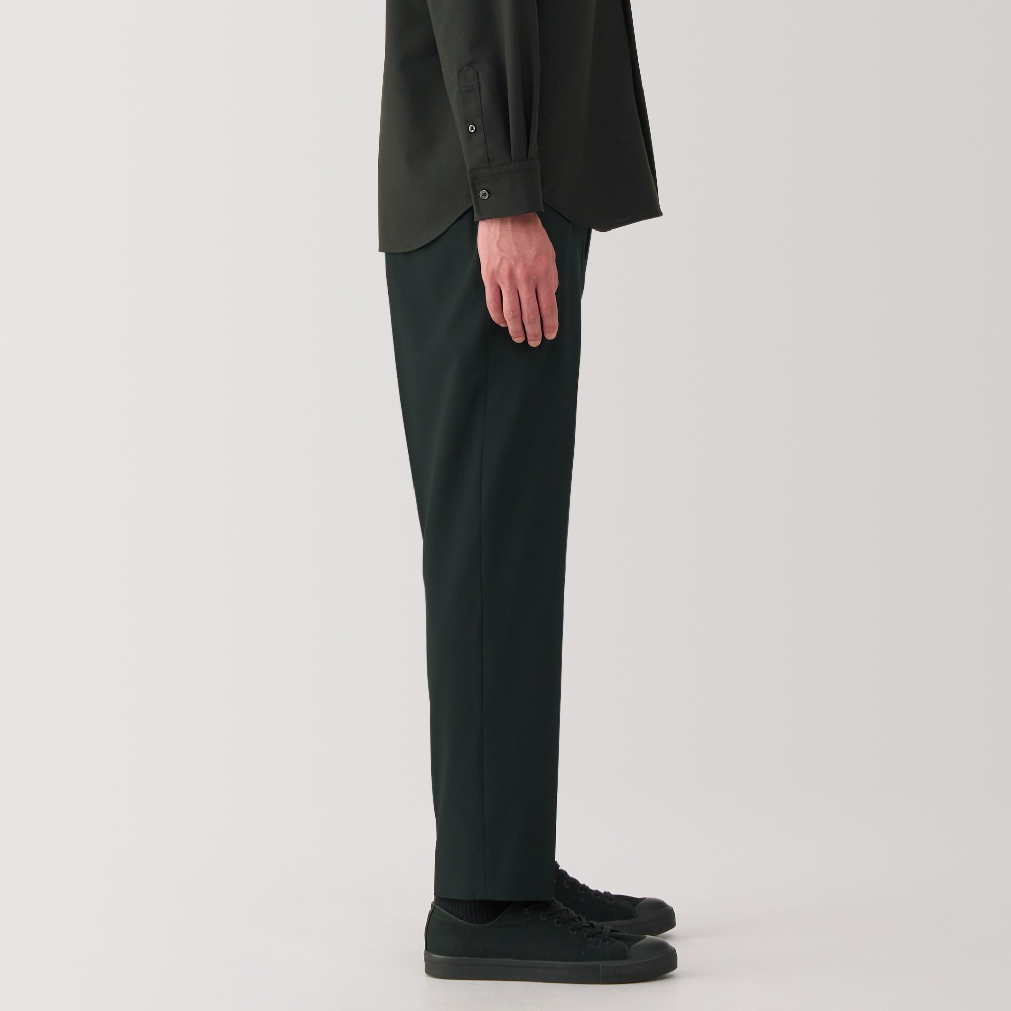 紳士　ストレッチストレートパンツ