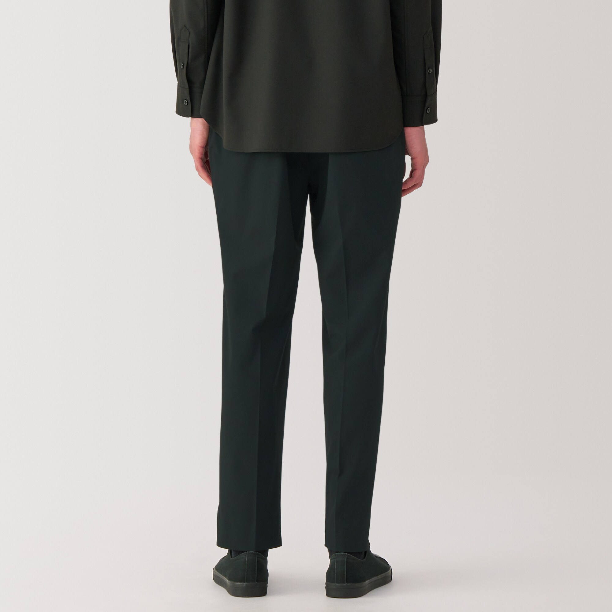 紳士　ストレッチストレートパンツ