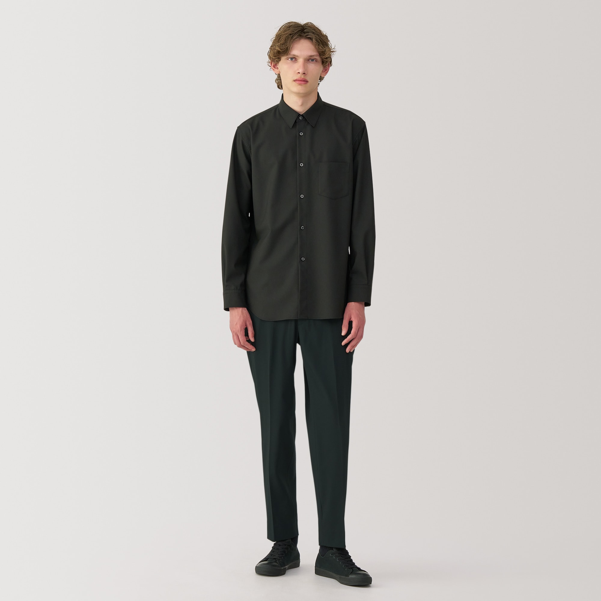 紳士　ストレッチストレートパンツ