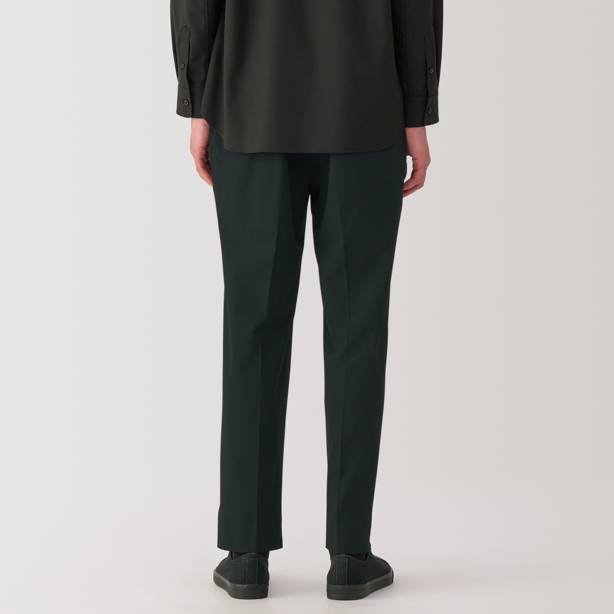 紳士　ストレッチストレートパンツ