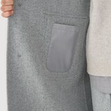 紳士　カシミヤ混ダッフルコート