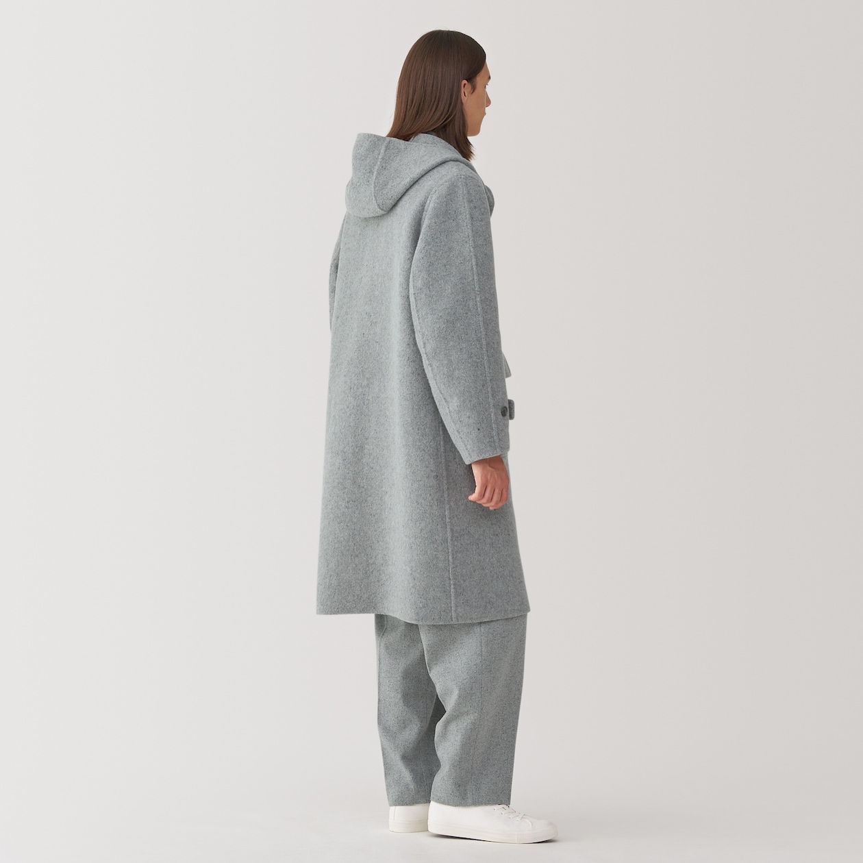 紳士　カシミヤ混ダッフルコート