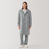 紳士　カシミヤ混ダッフルコート