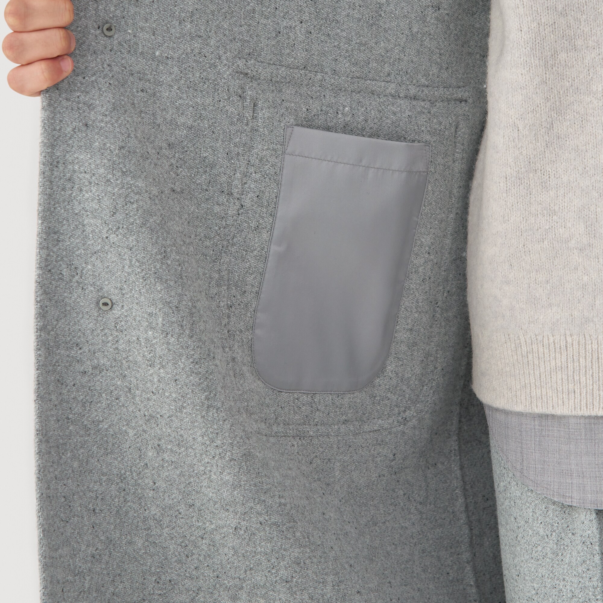 紳士 カシミヤ混ダッフルコート | 無印良品