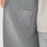 紳士　カシミヤ混ダッフルコート