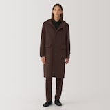 紳士　カシミヤ混ダッフルコート