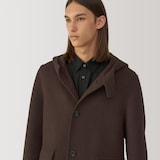 紳士　カシミヤ混ダッフルコート