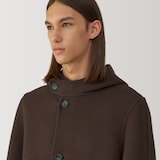 紳士　カシミヤ混ダッフルコート