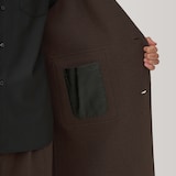 紳士　カシミヤ混ダッフルコート