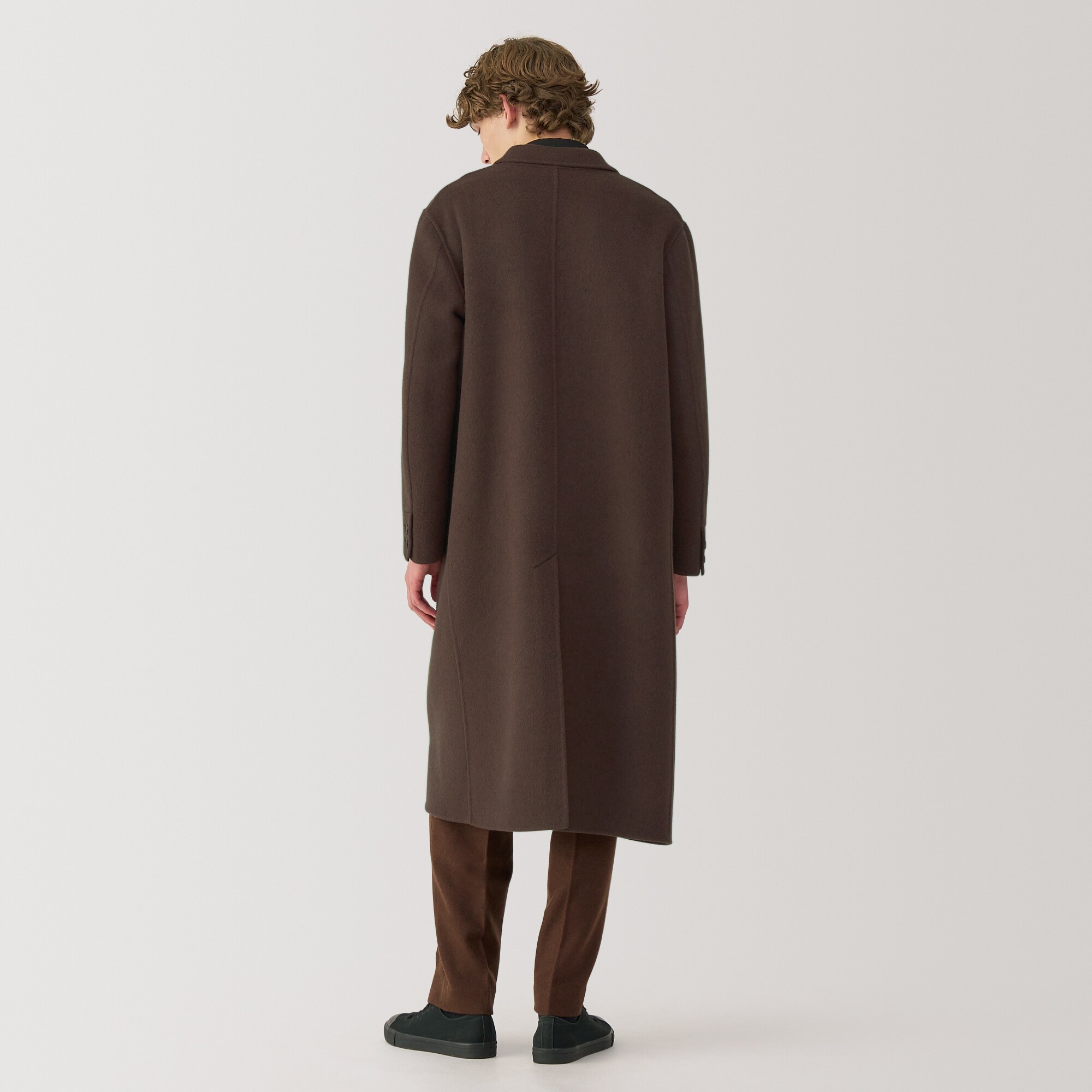美品✨Max&Co マキシ丈カシミヤ混チェスターコート 玉虫色 グレー 38 