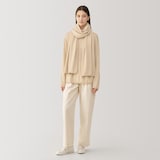 自然のまんまの色　カシミヤニットストール