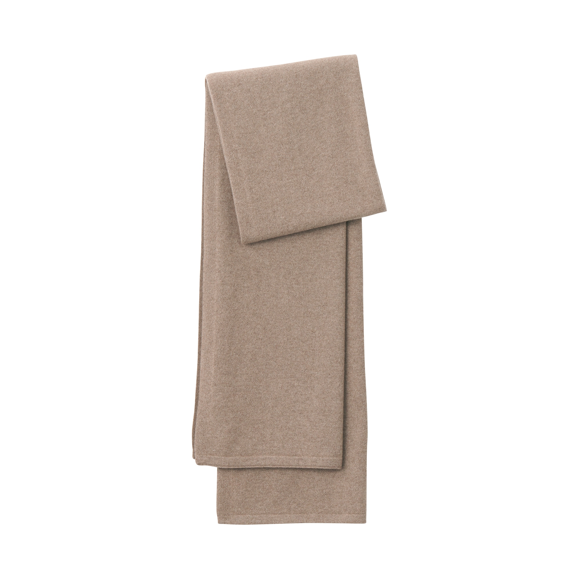 自然のまんまの色　カシミヤニットストール