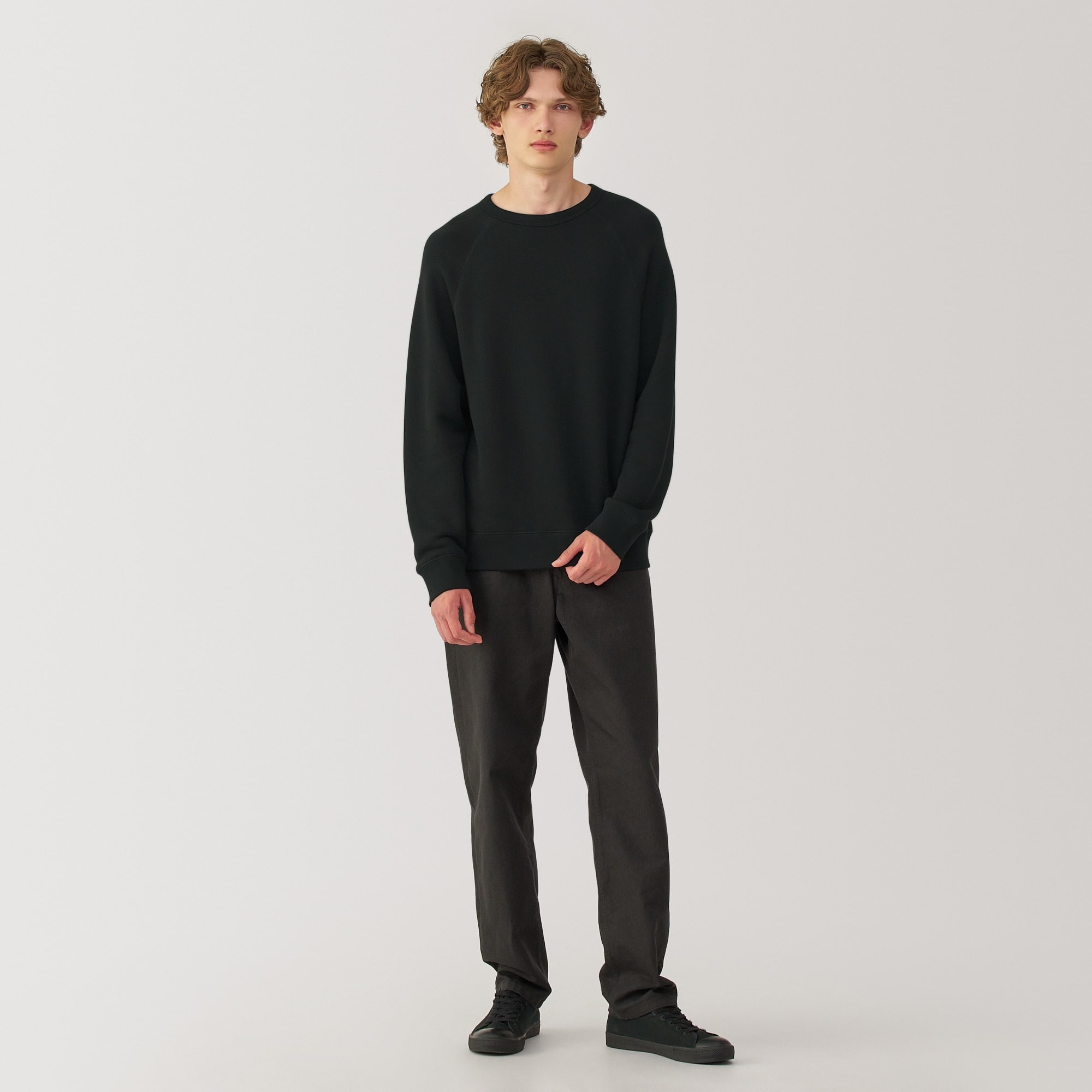 セーター ニット 「MUJI Labo」紳士 縮絨ウールモックネック