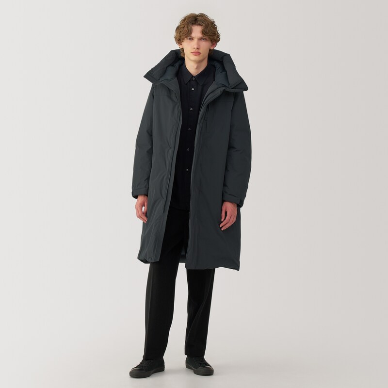紳士 フード付きダウンコート | 無印良品 