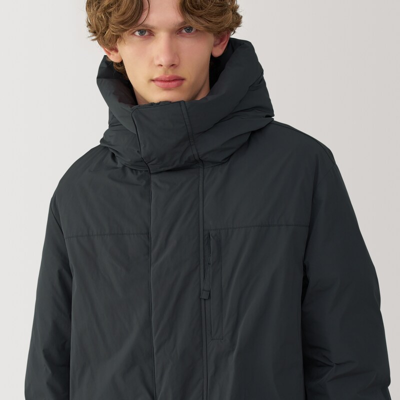 紳士 フード付きダウンコート | 無印良品 