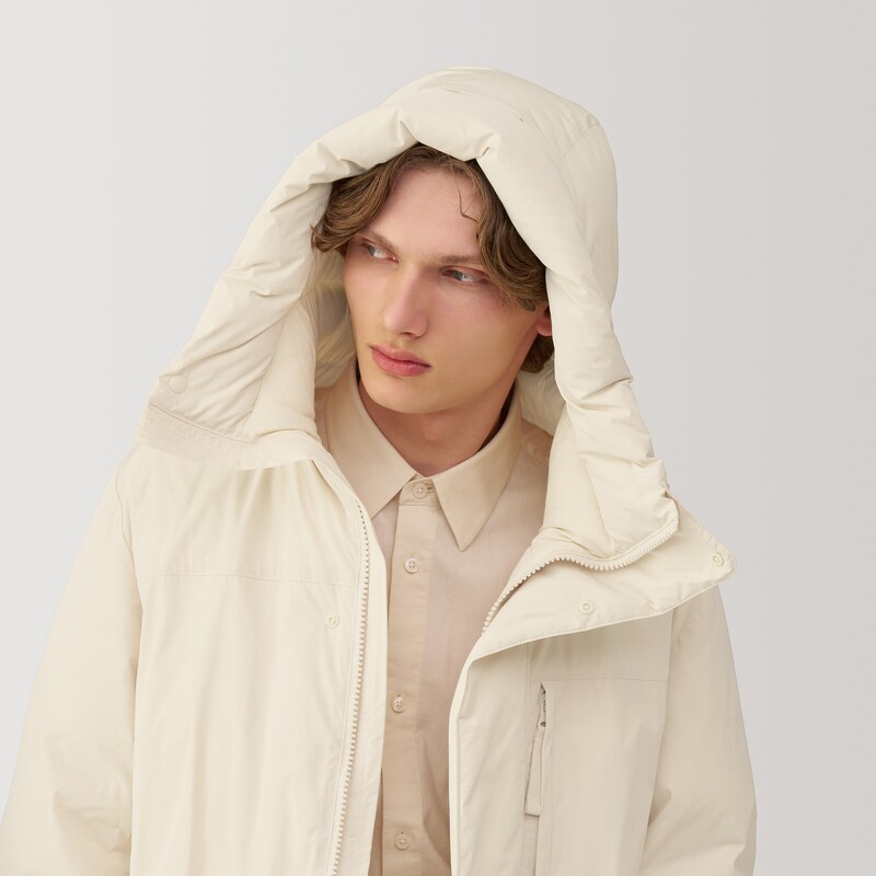 紳士 フード付きダウンコート | 無印良品 