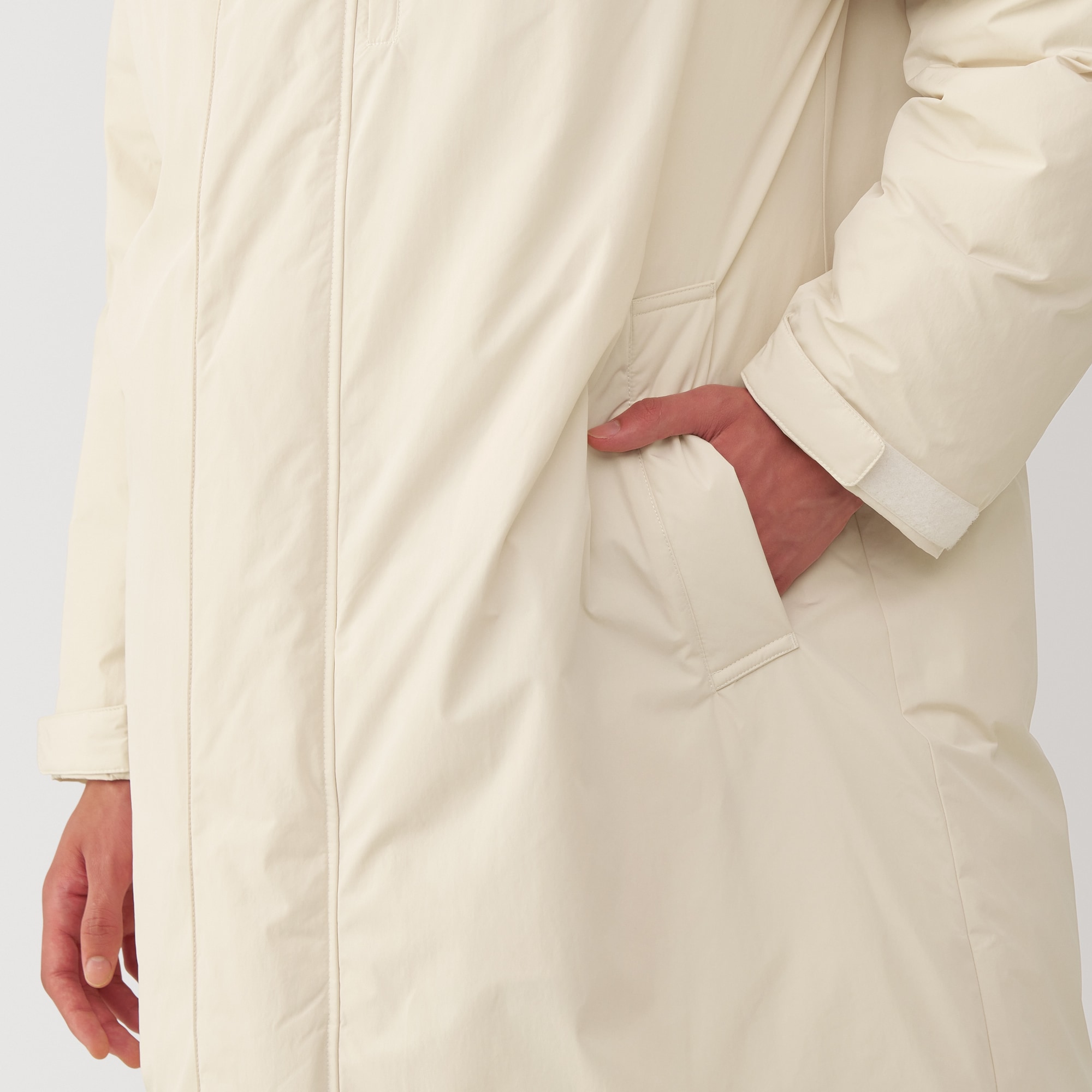 紳士　フード付きダウンコート
