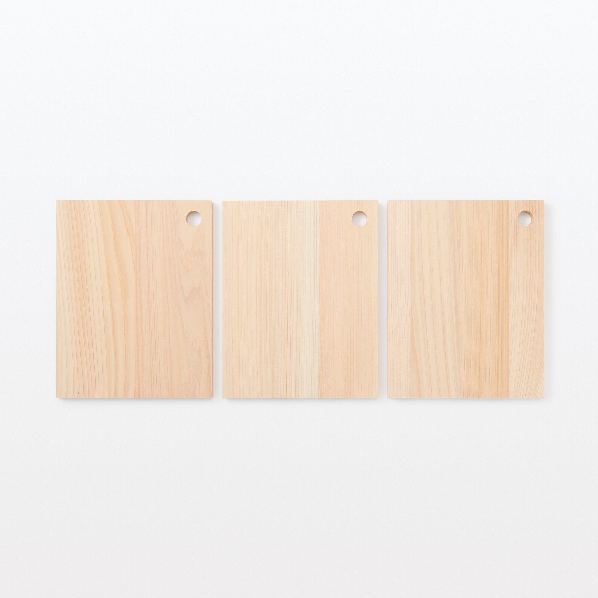 ひのき調理板・薄型・小 フック穴付き | 無印良品