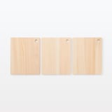 ひのき調理板・薄型・小　フック穴付き