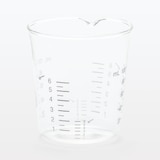 耐熱ガラス　メジャーカップ　大さじ／小さじ計量メモリ付き