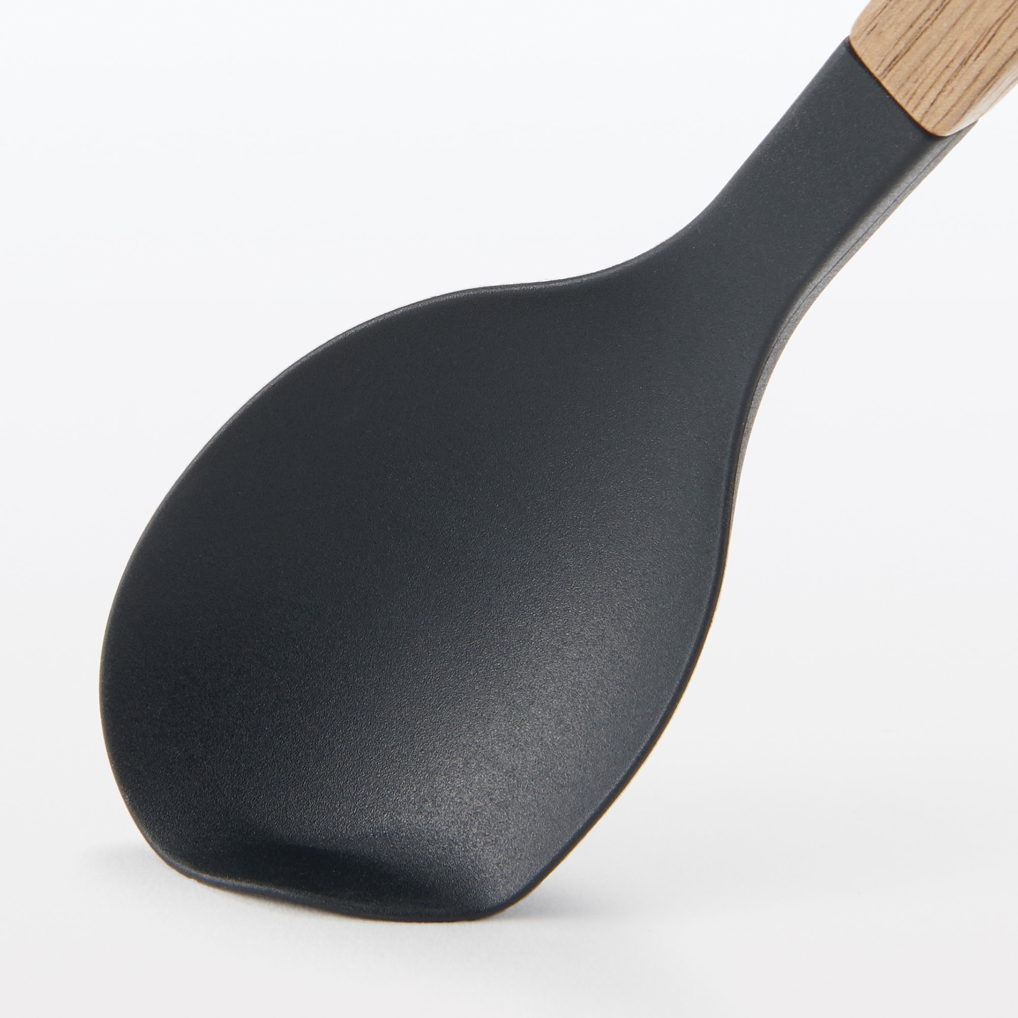 木柄　シリコーン　スープスプーン