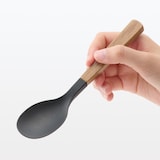 木柄　シリコーン　スープスプーン