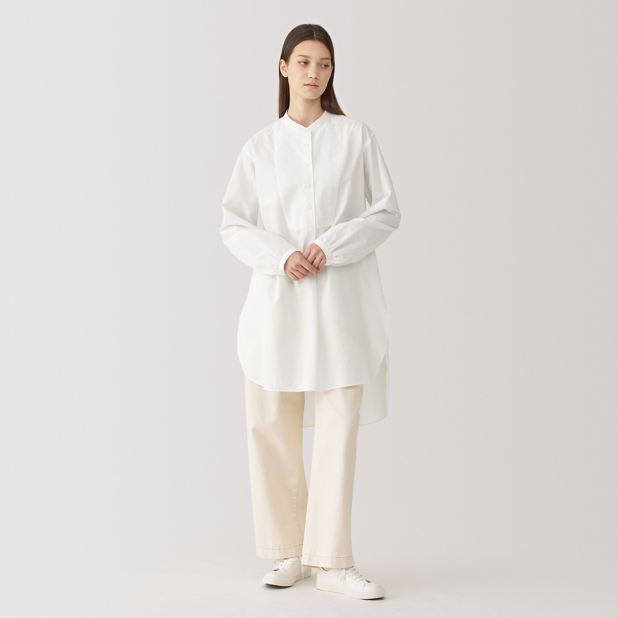 婦人 シルク混チュニック | 無印良品