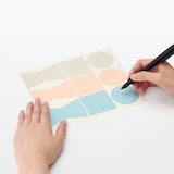 メッセージが書けるラッピングシール