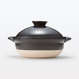 萬古焼　土鍋　黒釉