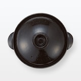 萬古焼　土鍋　黒釉