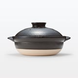 萬古焼　土鍋　黒釉