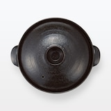 萬古焼　土鍋　黒釉